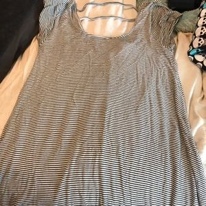 Striped t shirt dress